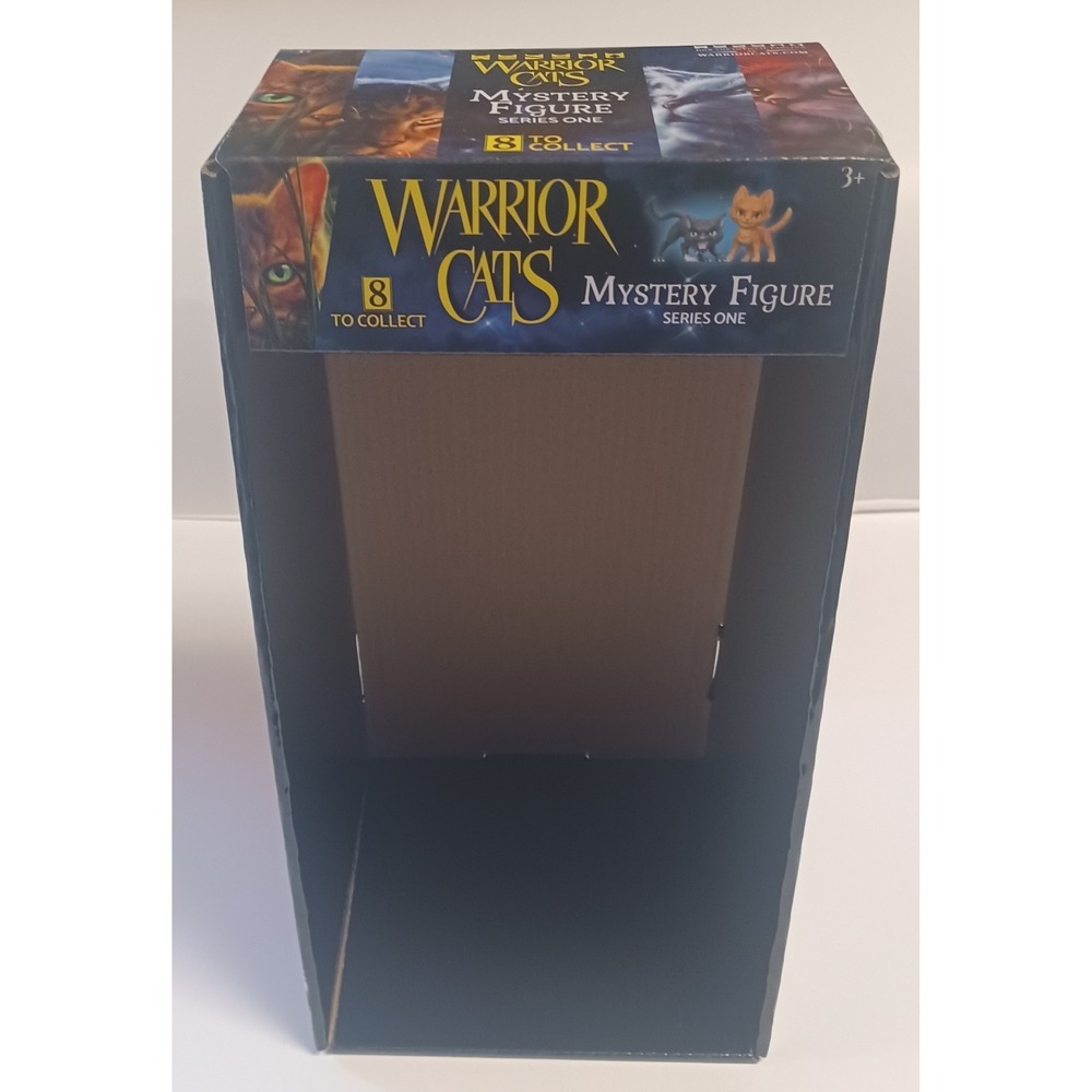 HTF Warrior Cats Series 1 Mystery Figures Official Retail Store Display Box ONLY